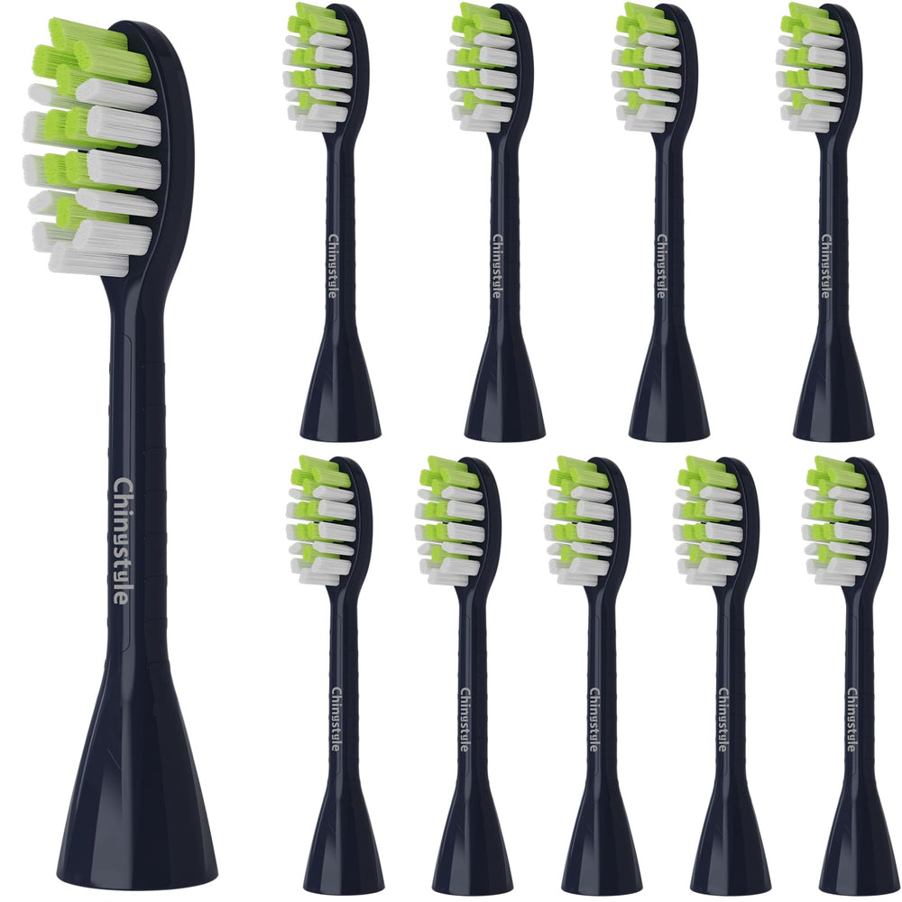 Navy blue Chinystyle replacement toothbrush heads for Philips One Sonicare HY1100 HY1200 - front view