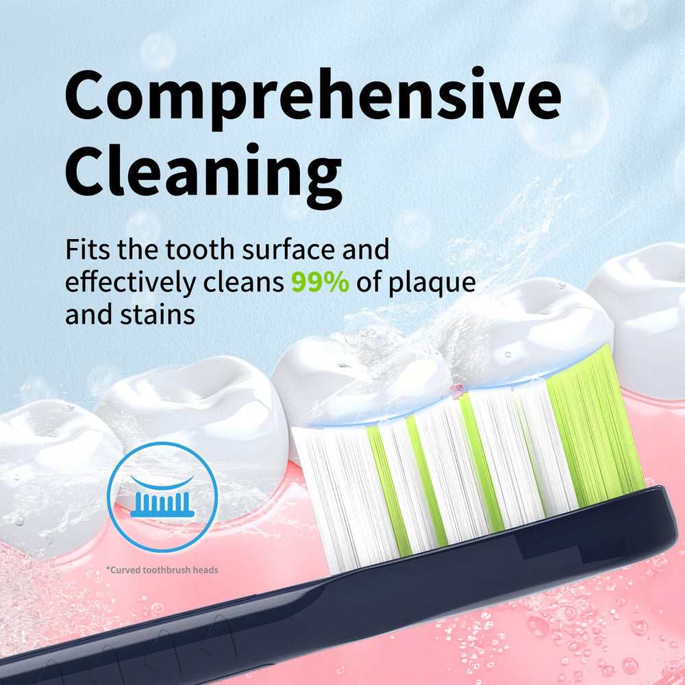 Chinystyle Navy blue heads displayed as a 10-pack