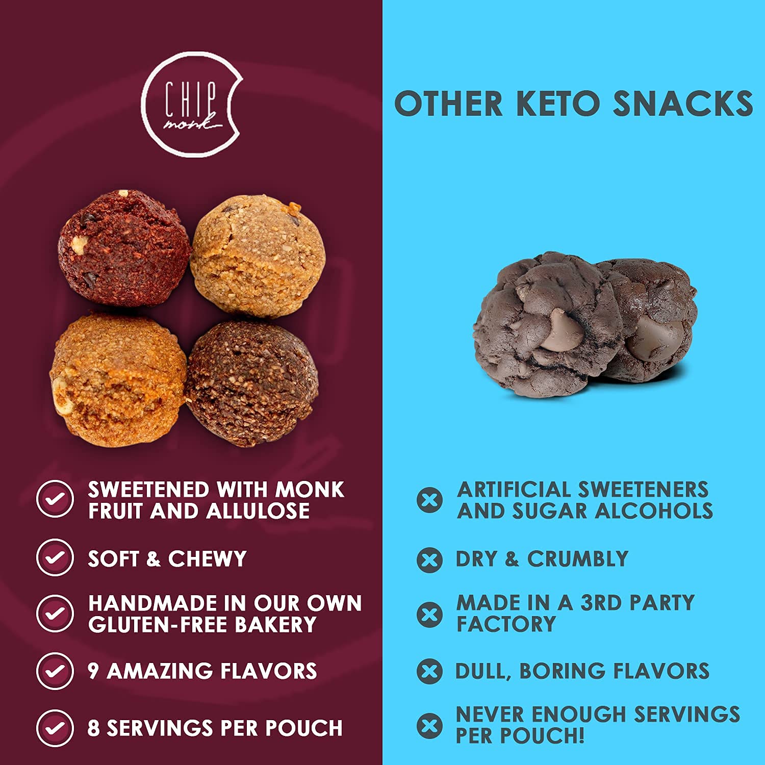 Ingredients include almond flour and natural sweeteners