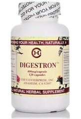 Bottle of Chi's Enterprise Digestron 450mg capsules — 120 count (Hero image)