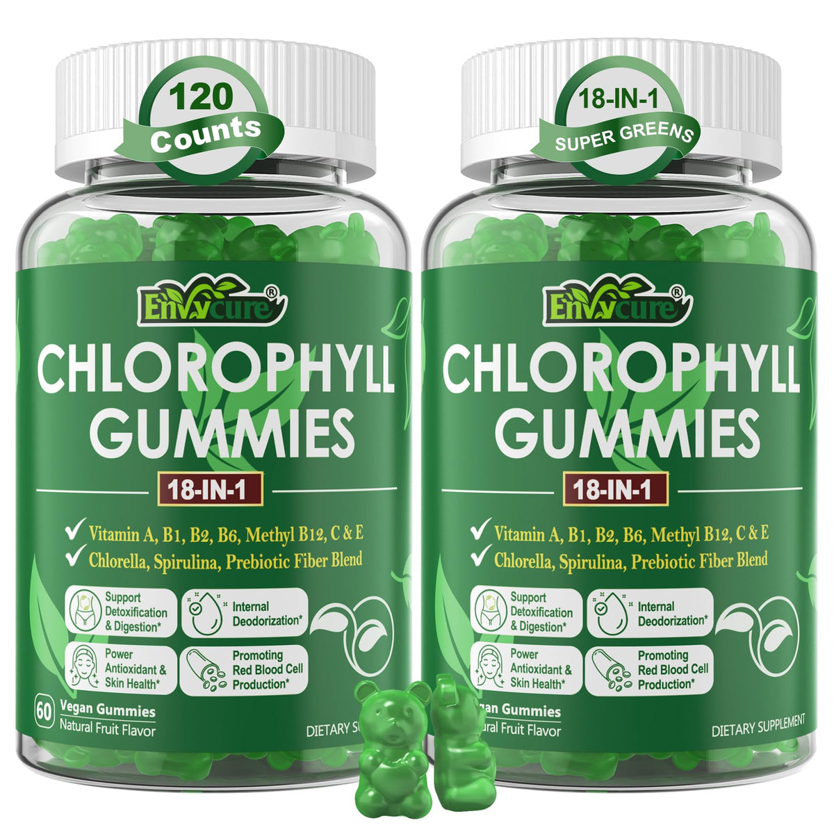Chlorophyll Gummies 18-IN-1 packaging