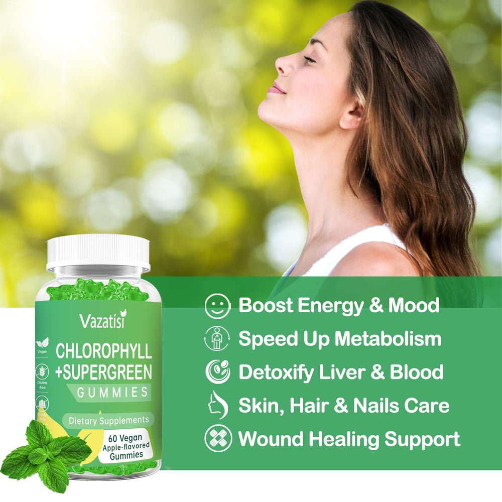 Chlorophyll gummies for immune support