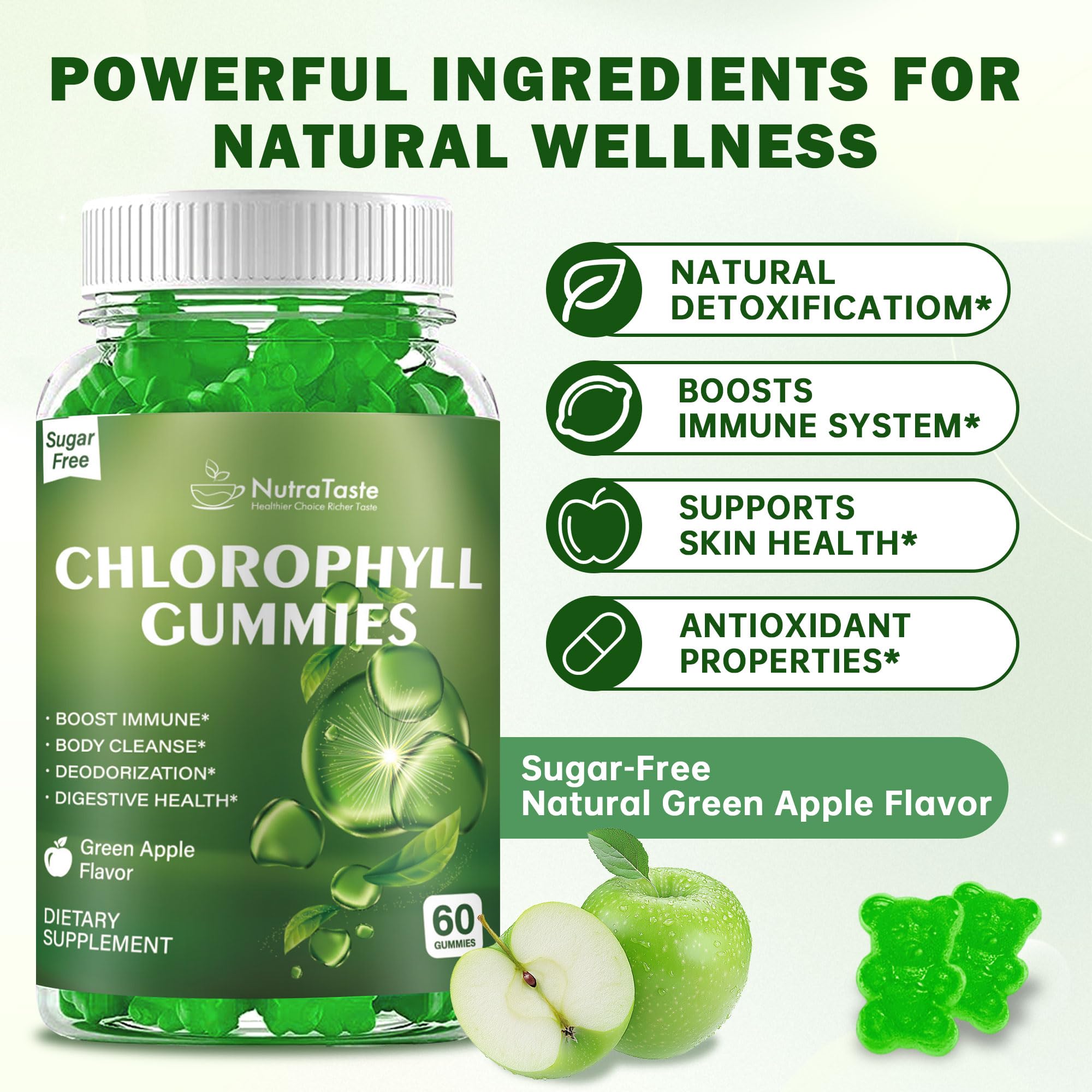 Gummies supporting immune health and digestion