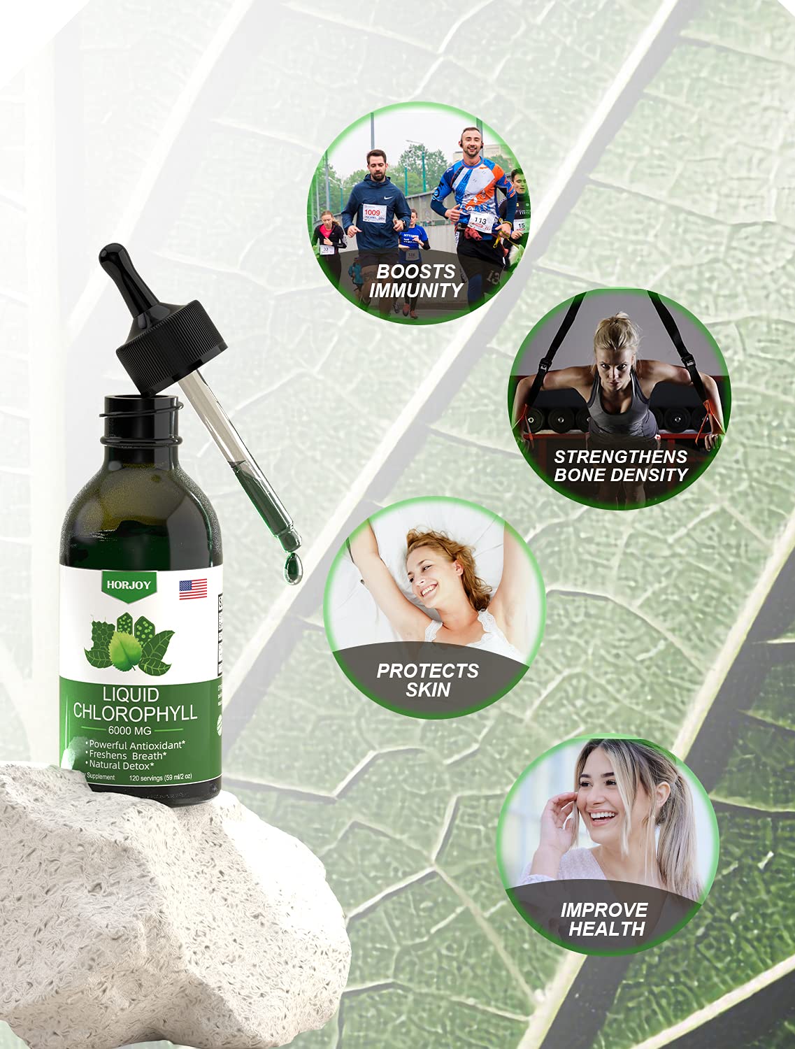 Chlorophyll Liquid Drops for liver detox and cleansing