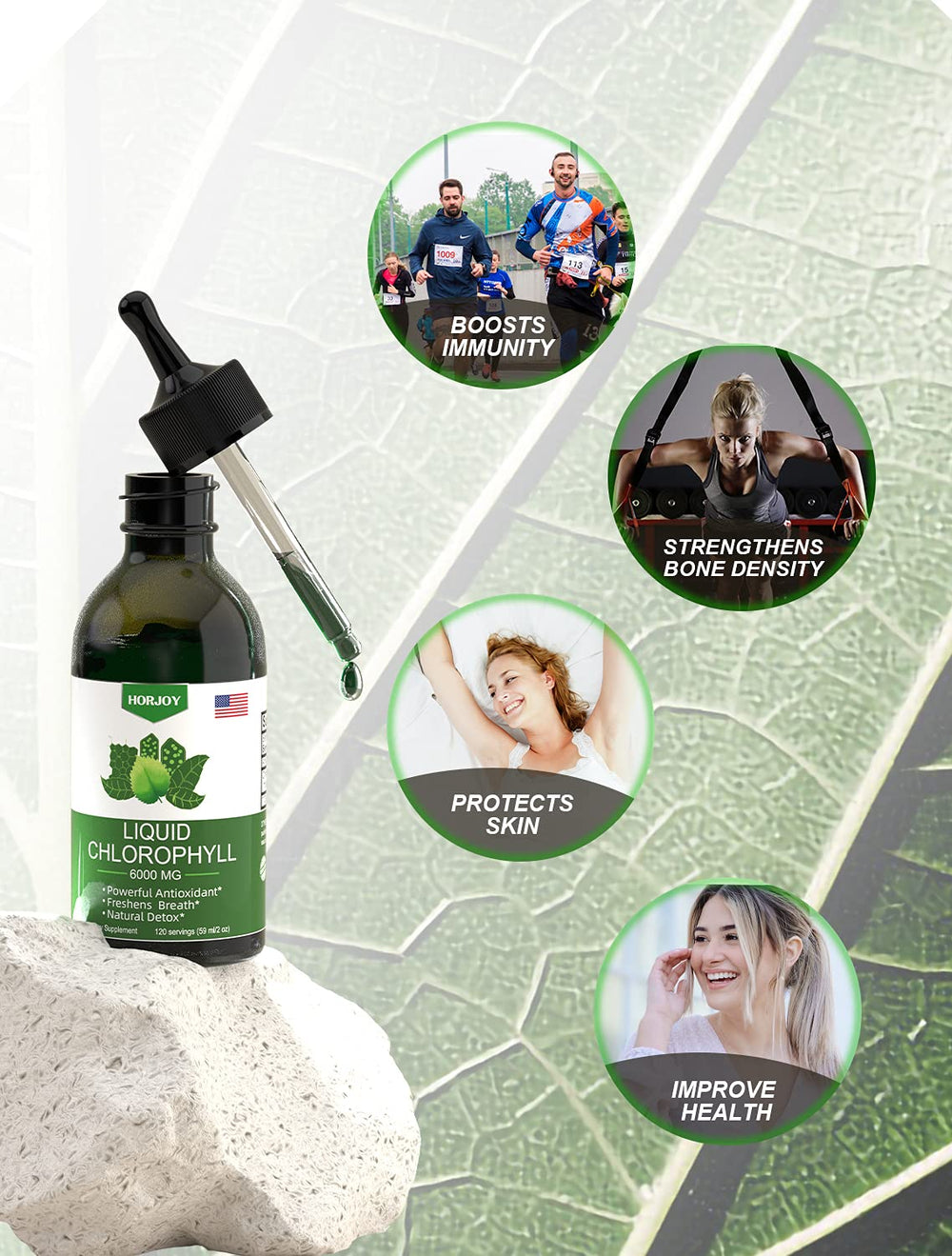 Chlorophyll Liquid Drops for liver detox and cleansing