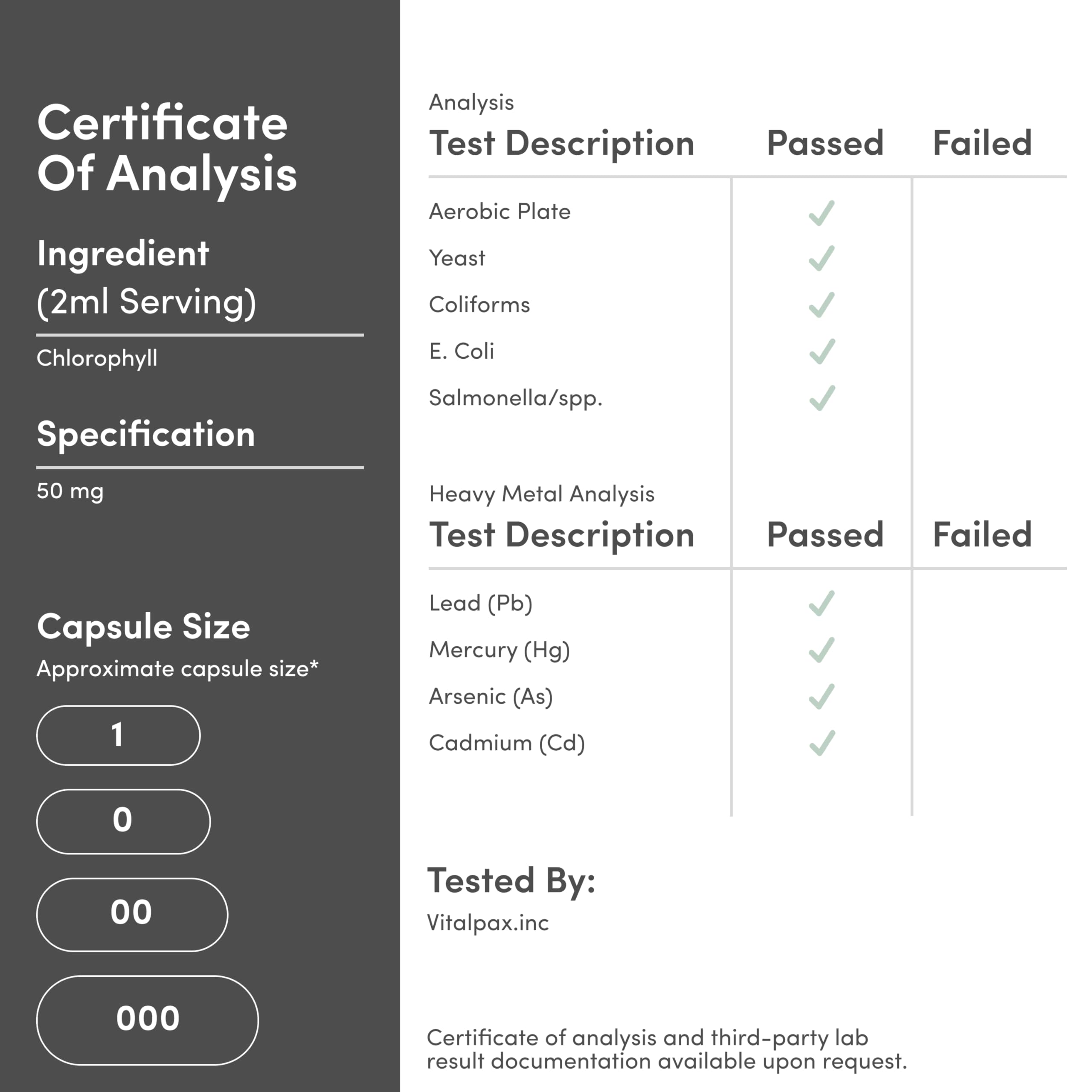 Product shot of Double Wood chlorophyll liquid drops 2oz