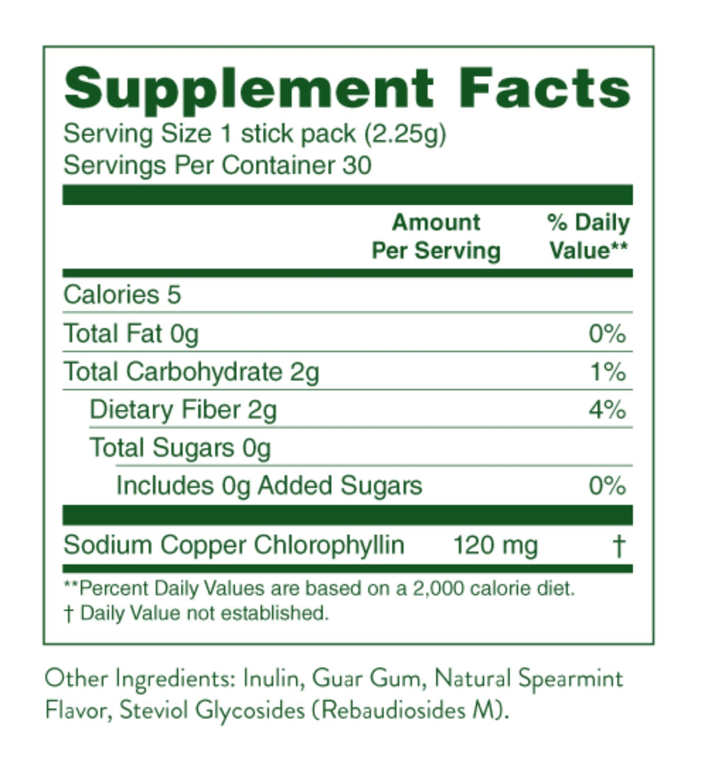 Lifestyle shot of on-the-go detox with chlorophyll sticks