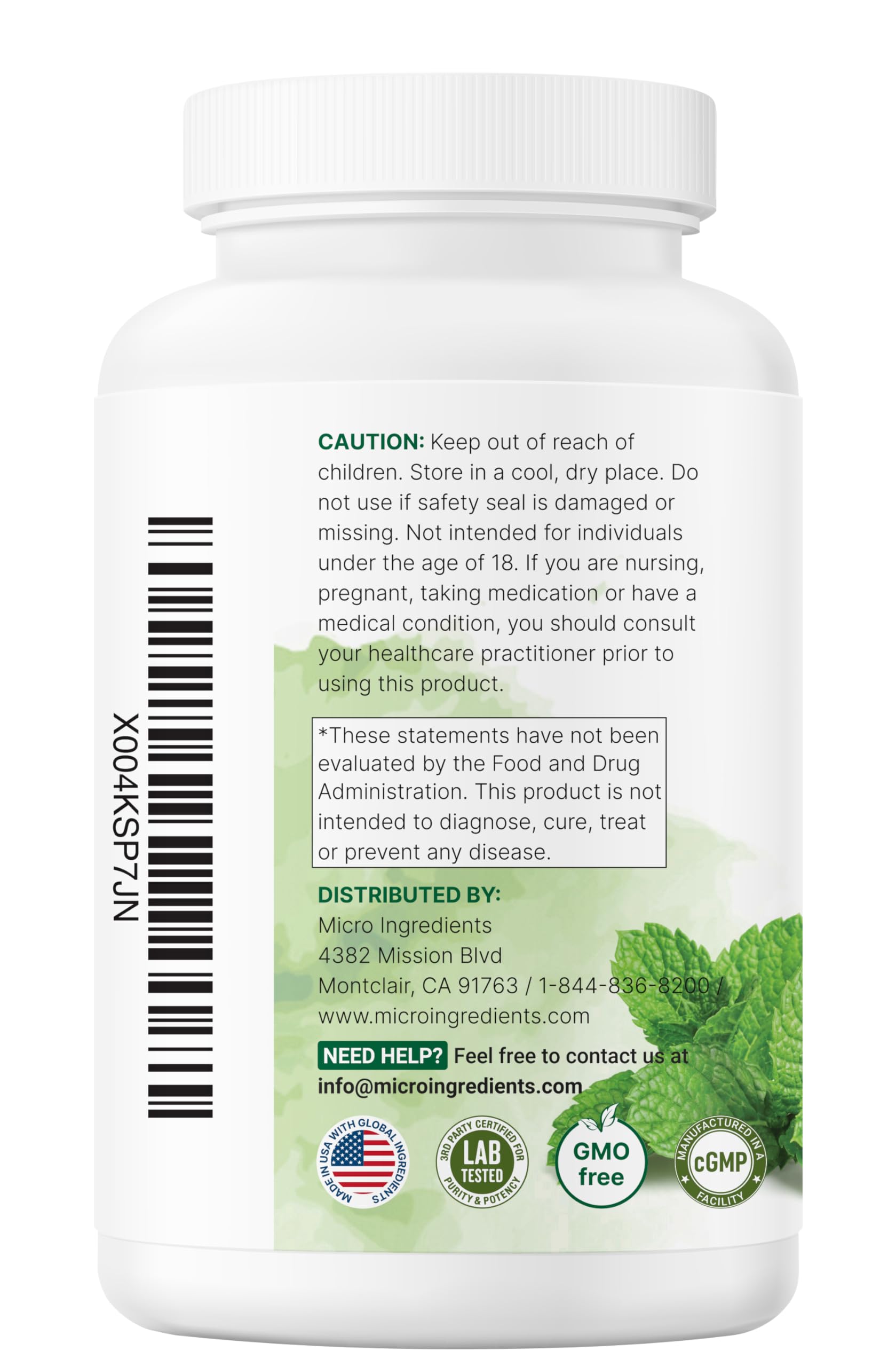 Lifestyle image of greens and capsules showcasing health benefits