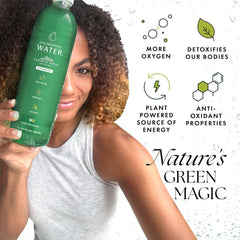 Chlorophyll Water 1L 6-pack packaging display