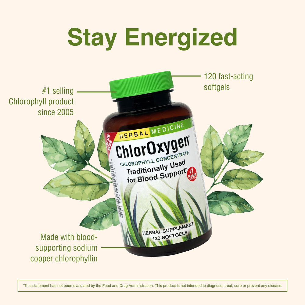 ChlorOxygen Chlorophyll Concentrate supplement facts and serving size