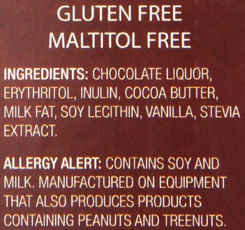 Close-up of 1g effective carbs claim on packaging