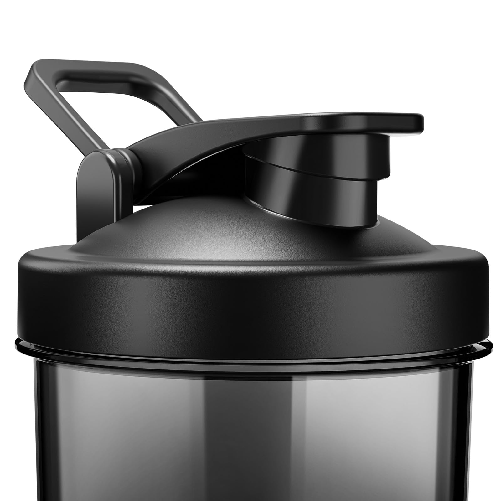 Cholas electric shaker in kitchen setup, ready for quick cleanup after workouts.