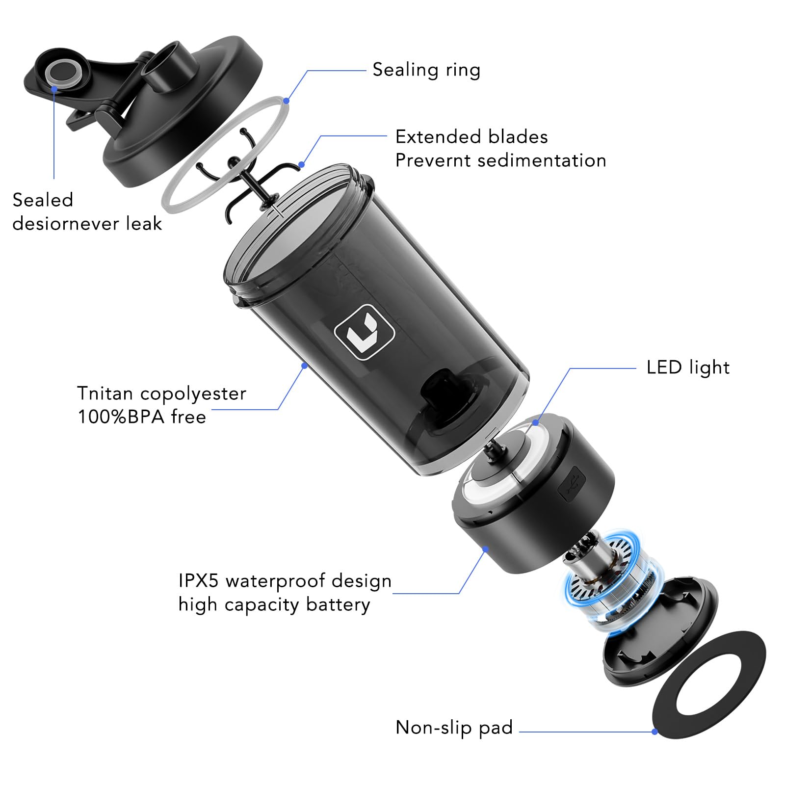 Cholas 24oz Tritan bottle shown with travel-friendly, dishwasher-safe design.