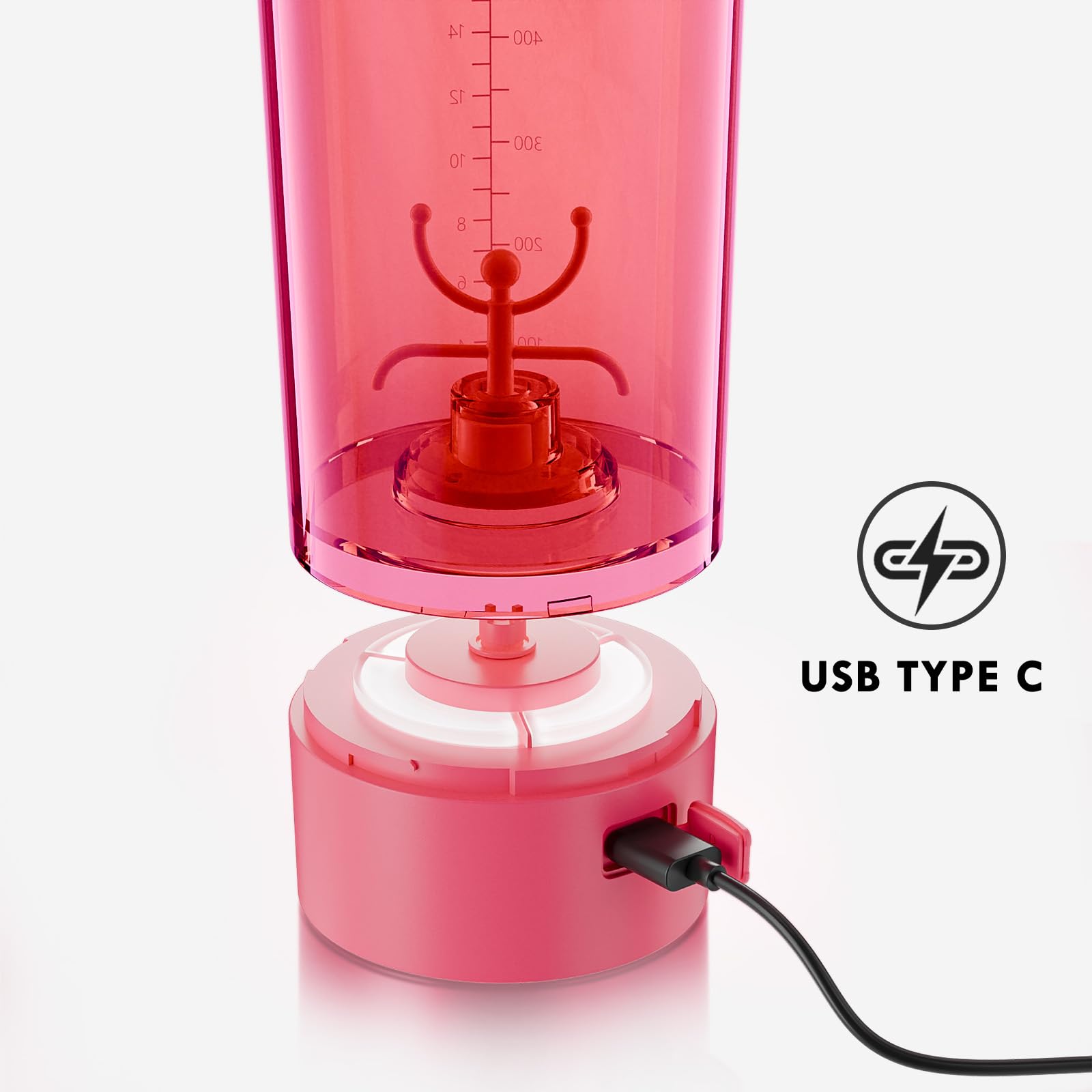 Cholas portable 24oz shaker with carrying hook for travel.