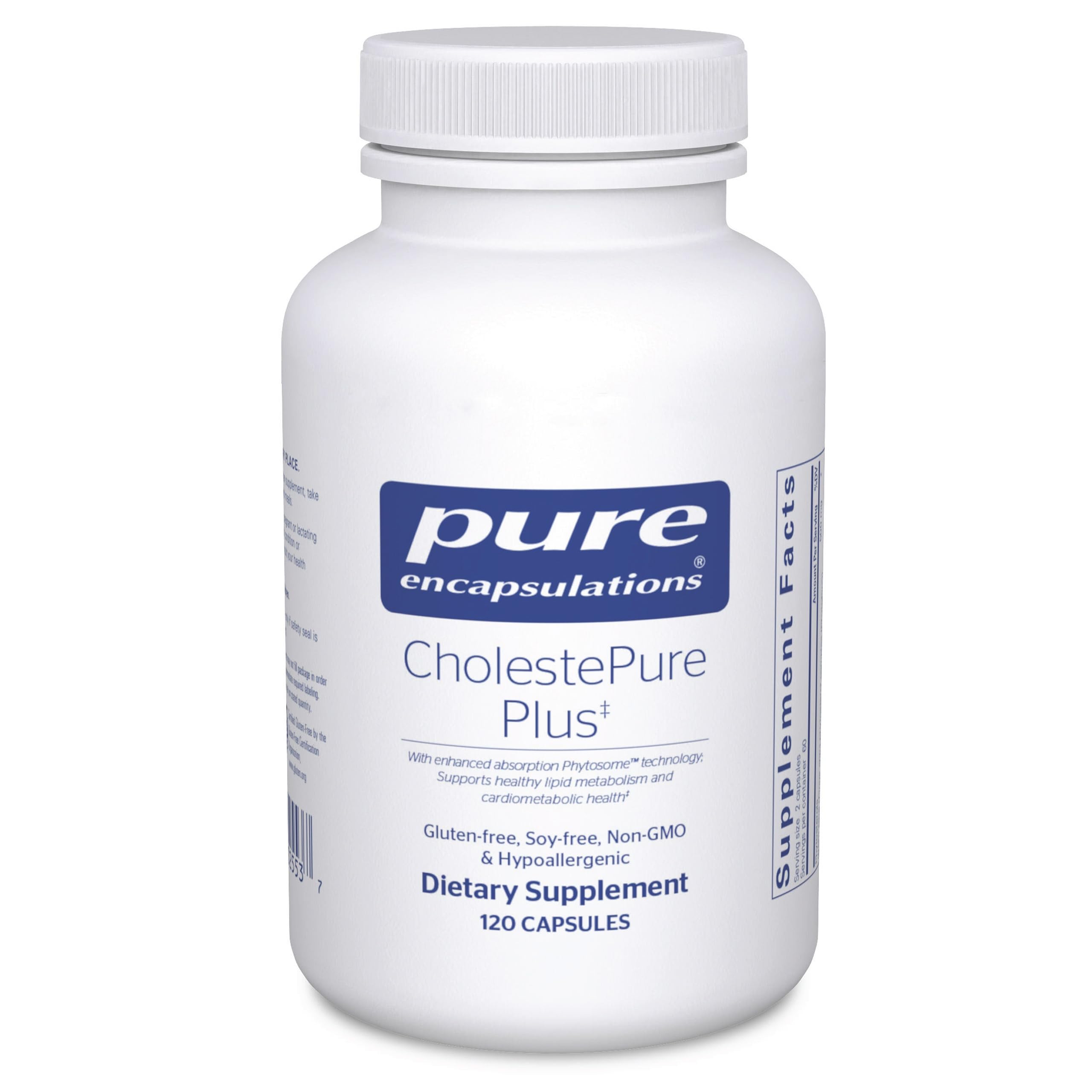 CholestePure Plus 120's bottle and label