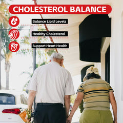 Front view of cholesterol lowering gummies bottle