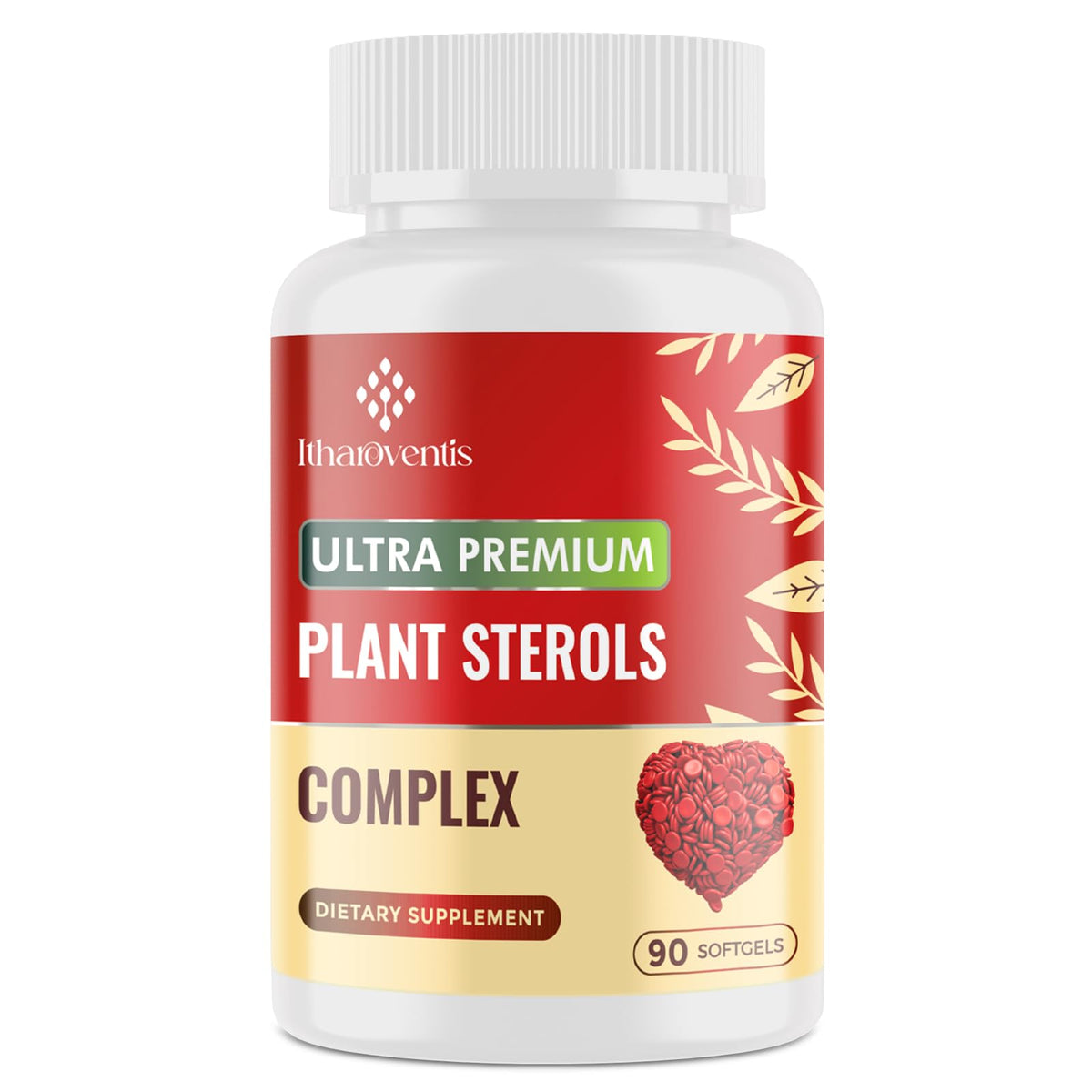 Cholesterol supplement with plant sterols capsules (90 softgels)