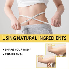 Bee venom lymphatic drainage patch applied to abdomen