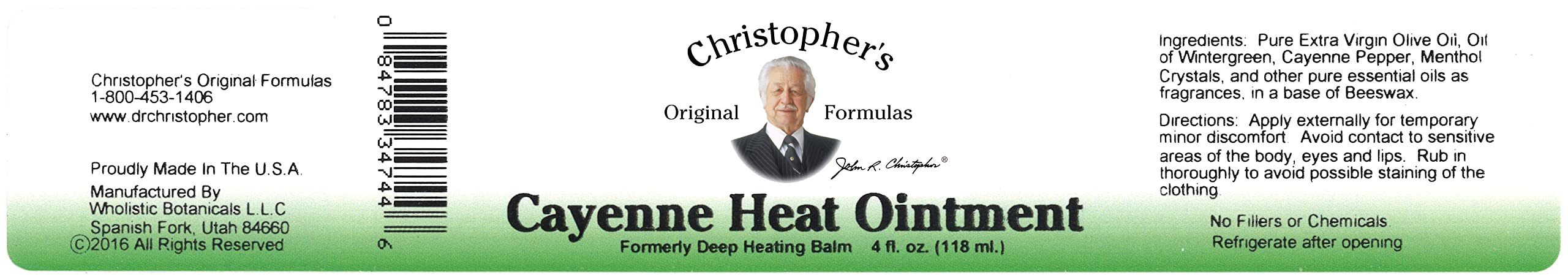 Applying Cayenne Heat Ointment to sore muscles