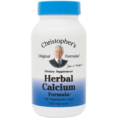 Four-bottle pack of Christopher's Herbal Calcium (100 capsules each)