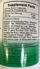 Ingredients panel for Christopher’s Original Formulas Joint Formula