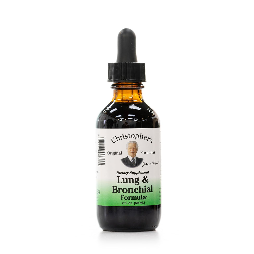 Christopher's Lung & Bronchial Formula 2 oz liquid bottle