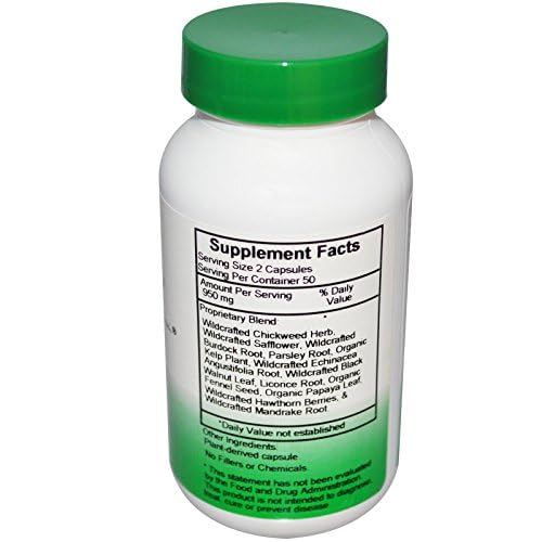 Close-up of safflower, gentian, and fennel herbs used in the formula