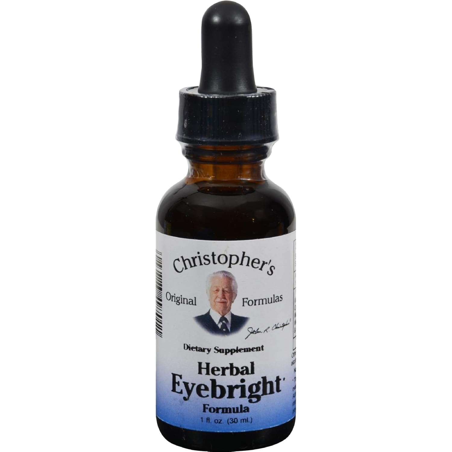 Christopher's Original Formulas eyebright bottle for daily eye wellness.