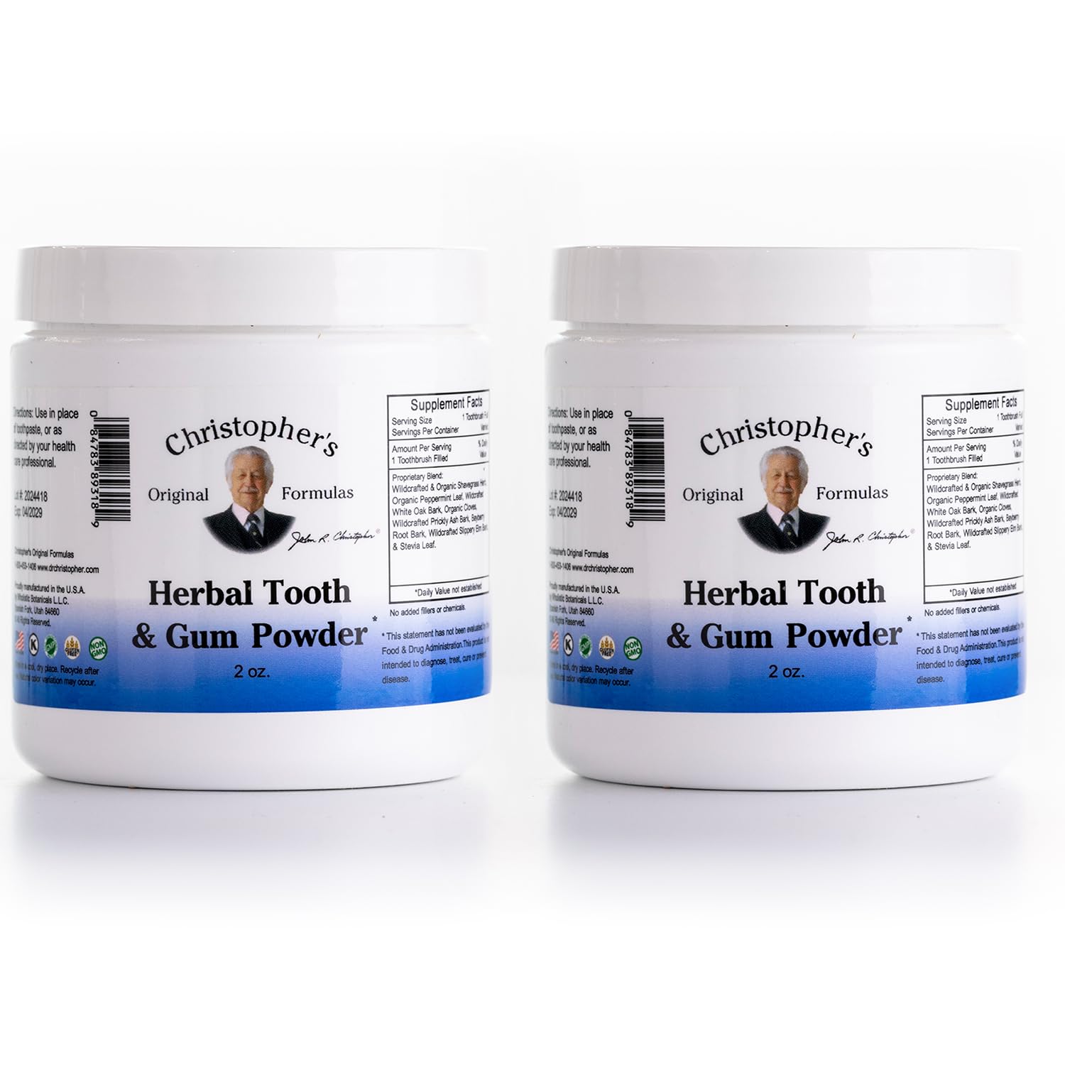 Main product image for Christopher's Original Formulas Herbal Tooth & Gum Powder 2-pack