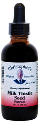 Bottle of Christopher's Original Formulas Milk Thistle Seed 2 oz