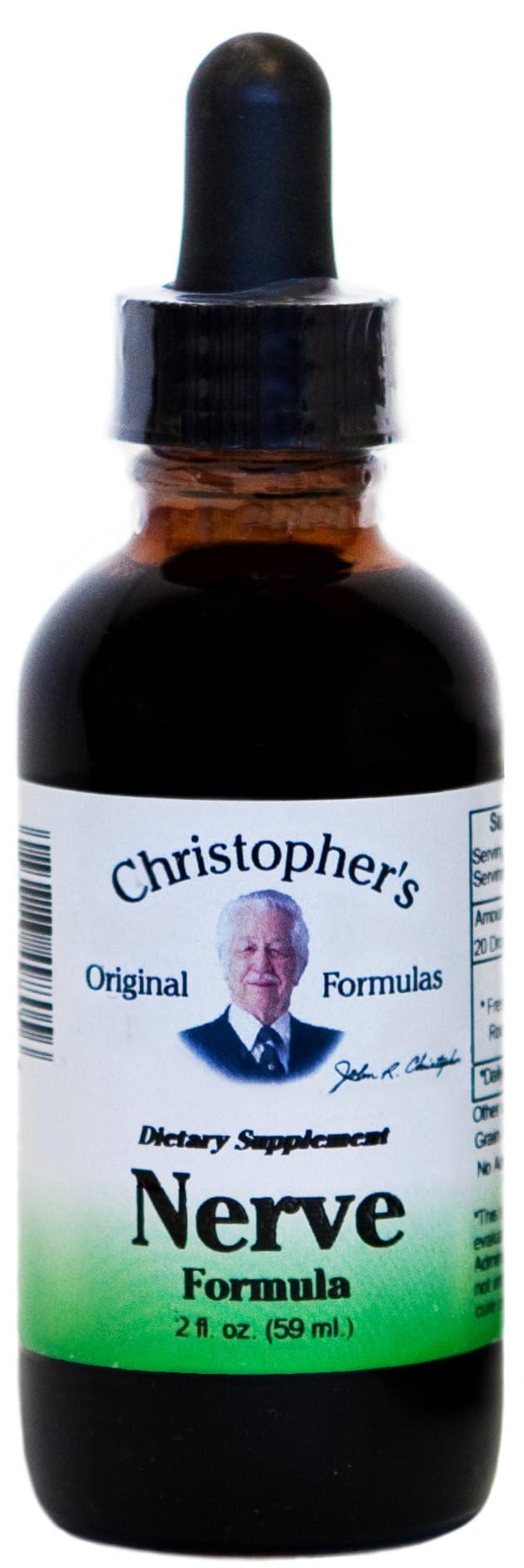 Christopher's Original Formulas Nerve Formula bottle ready for daily calm support.