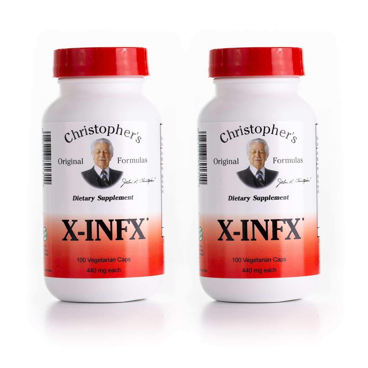 Front view of Christopher's Original Formulas X-INFX 2-Pack bottle