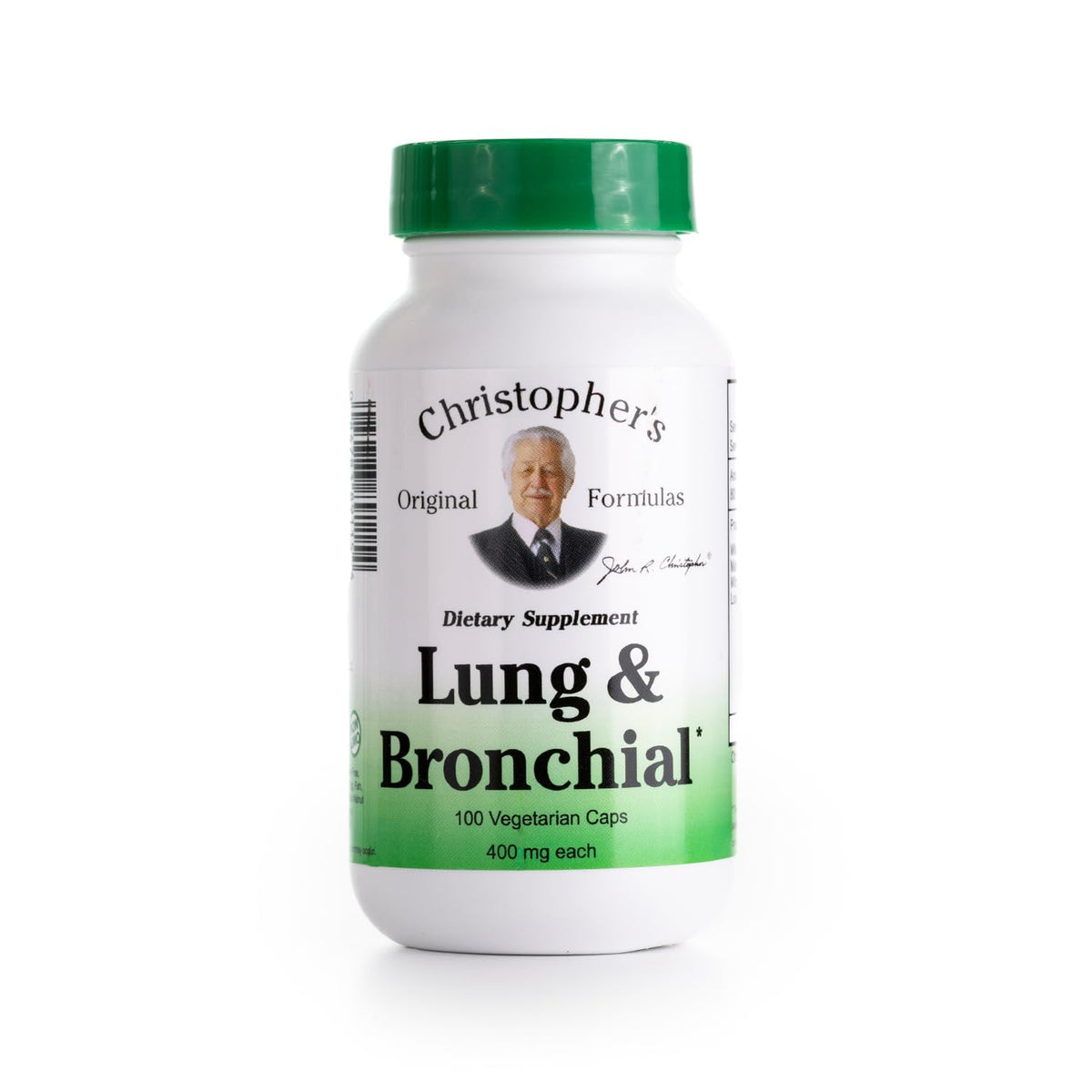 Bottle of Christopher's Original Lung & Bronchial Formula