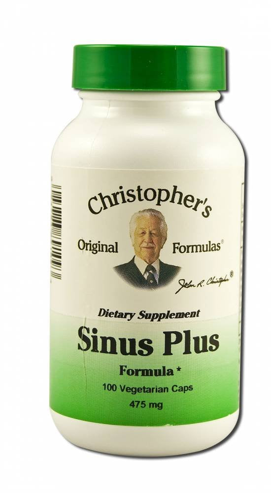 Christopher's Original Formulas Sinus Plus: Sinus Support Capsules, 100 Count bottle