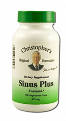 Christopher's Original Formulas Sinus Plus: Sinus Support Capsules, 100 Count bottle