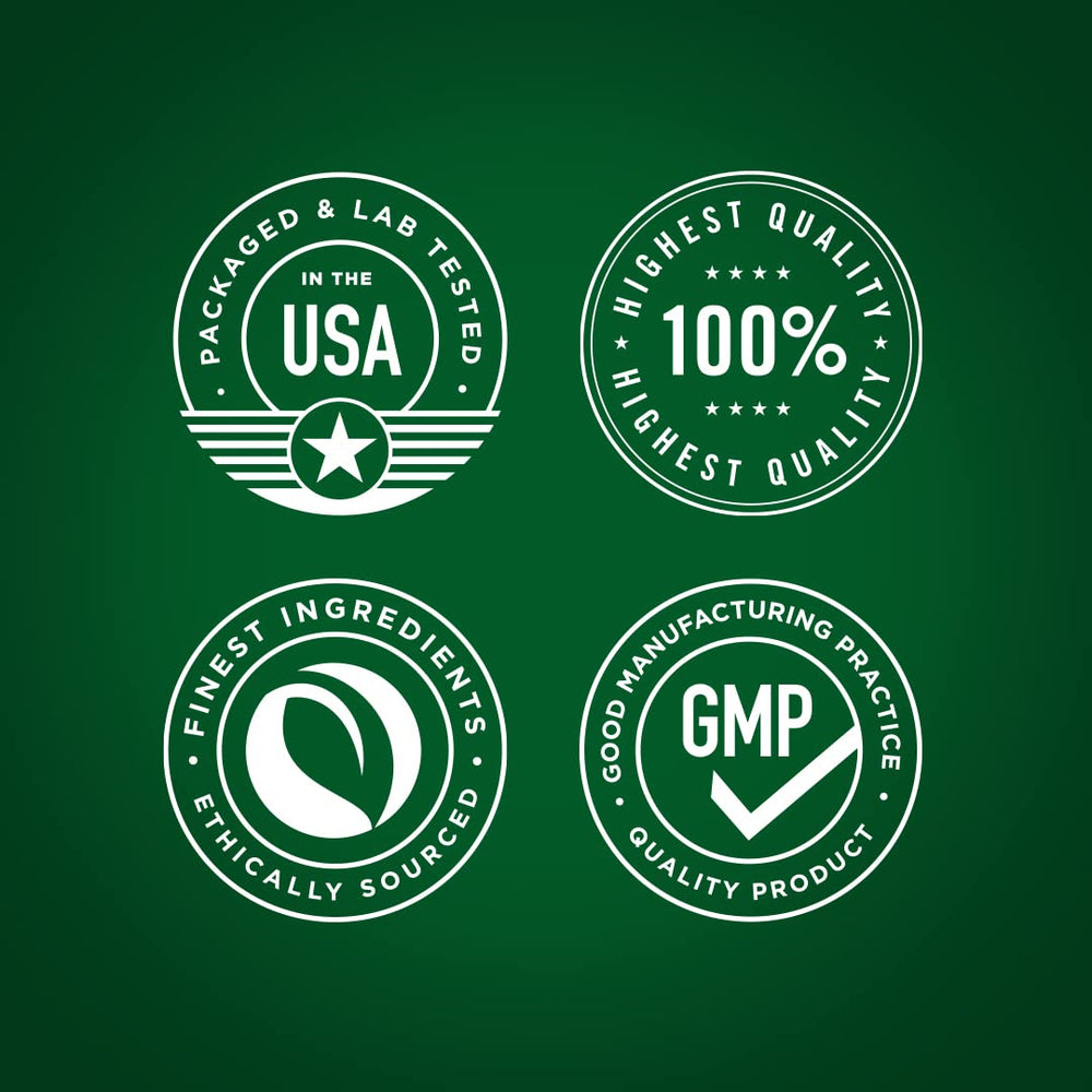 Non-GMO and gluten-free symbols on chromium picolinate packaging