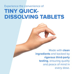 Instant Dissolve MicroLingual tablet technology