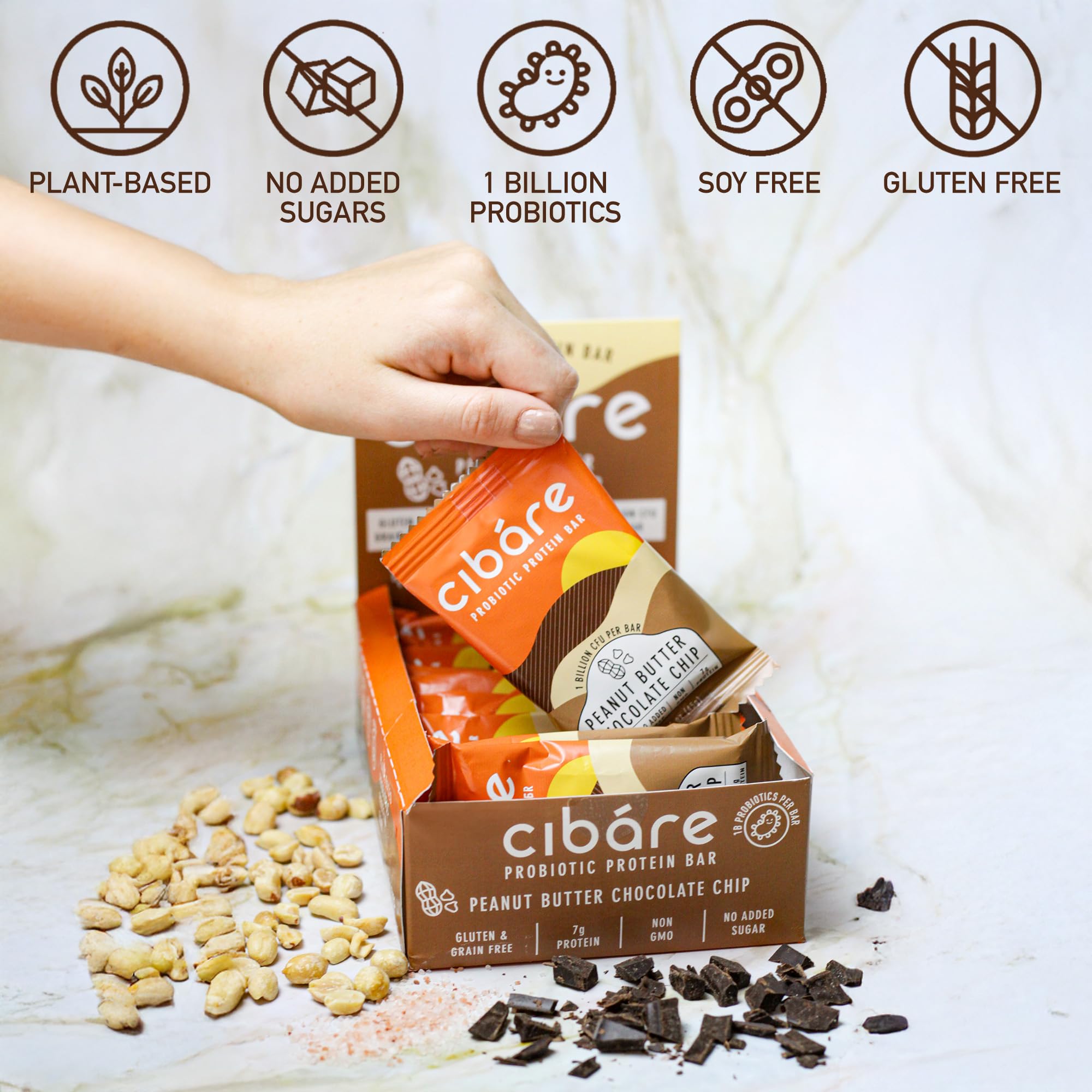Gluten-free, soy-free, vegan snack — Peanut Butter Chocolate Chip