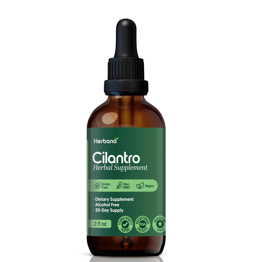 Product packaging and label display for Cilantro Leaf extract