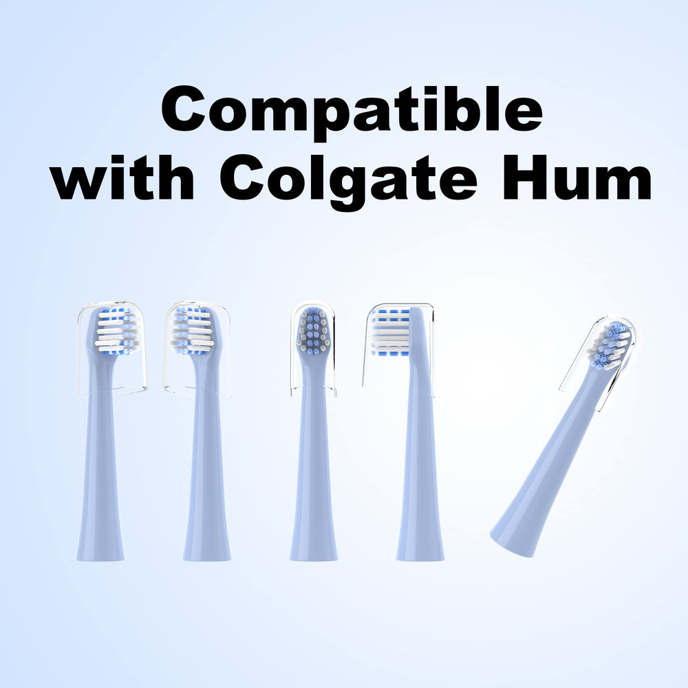 Colgate Hum compatible replacement heads set of 10 by CILGEWH