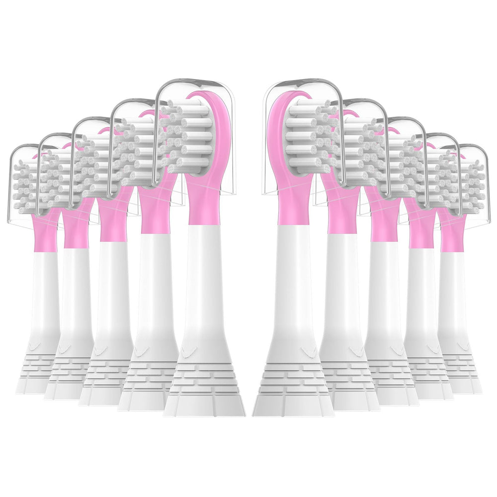 CILGEWH Kids replacement toothbrush heads in 10-pack packaging