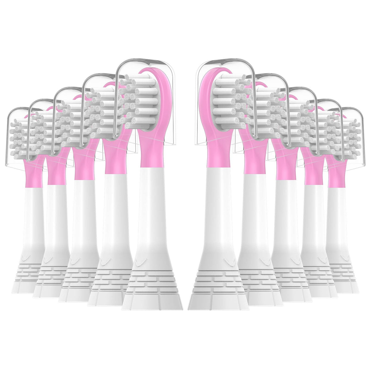 CILGEWH Kids replacement toothbrush heads in 10-pack packaging