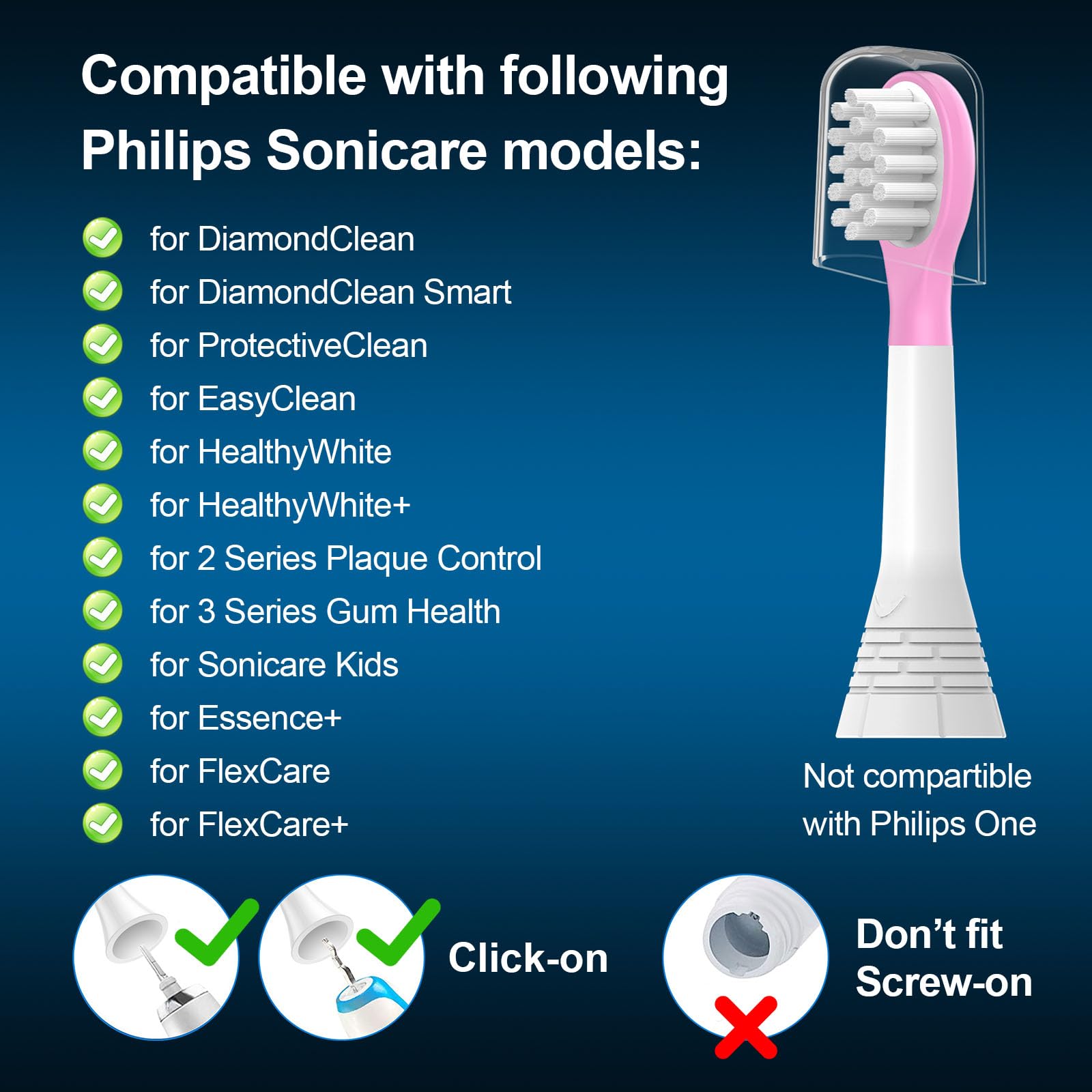 Close-up of soft bristles on CILGEWH Kids toothbrush head