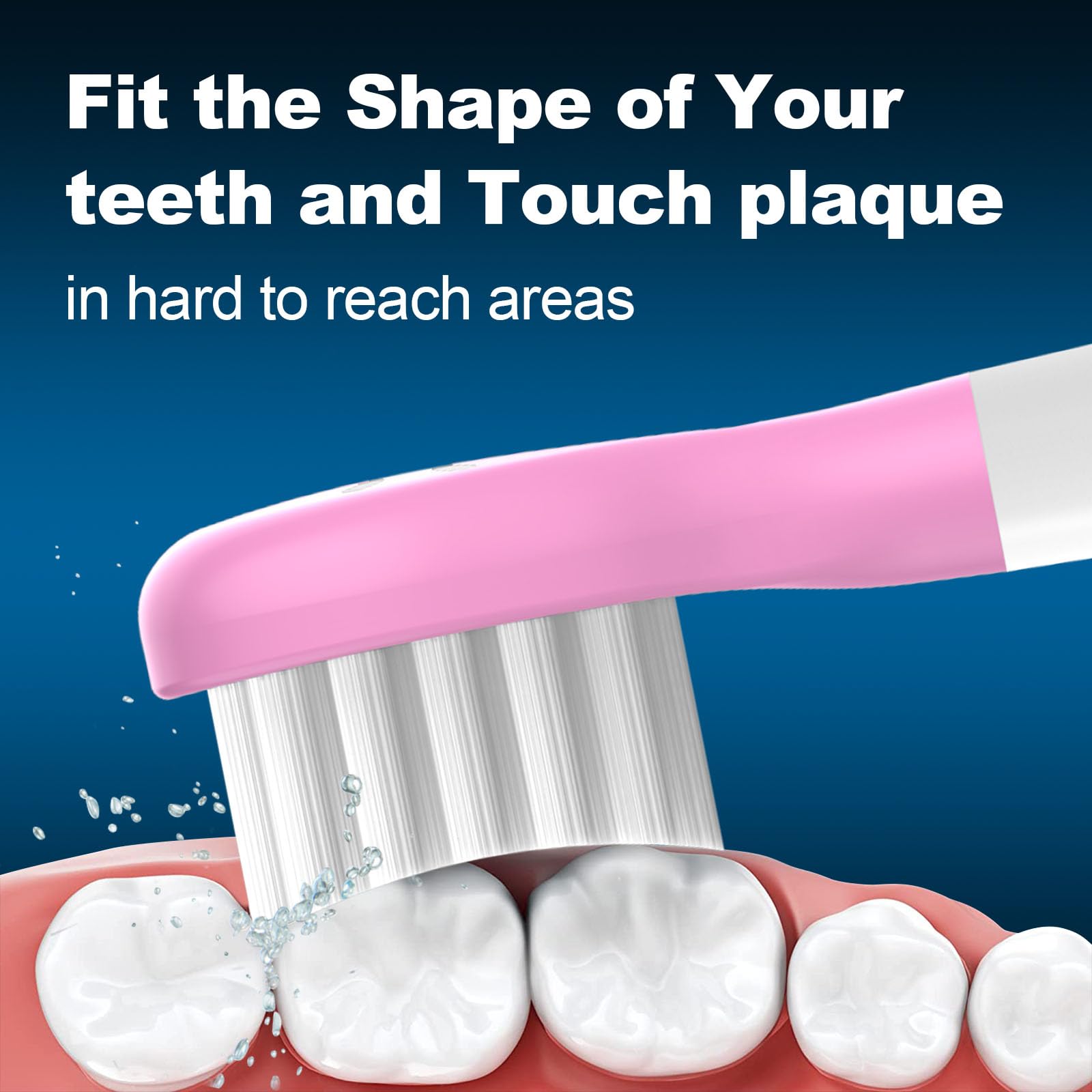 Front view of Philips Sonicare compatible CILGEWH Kids head