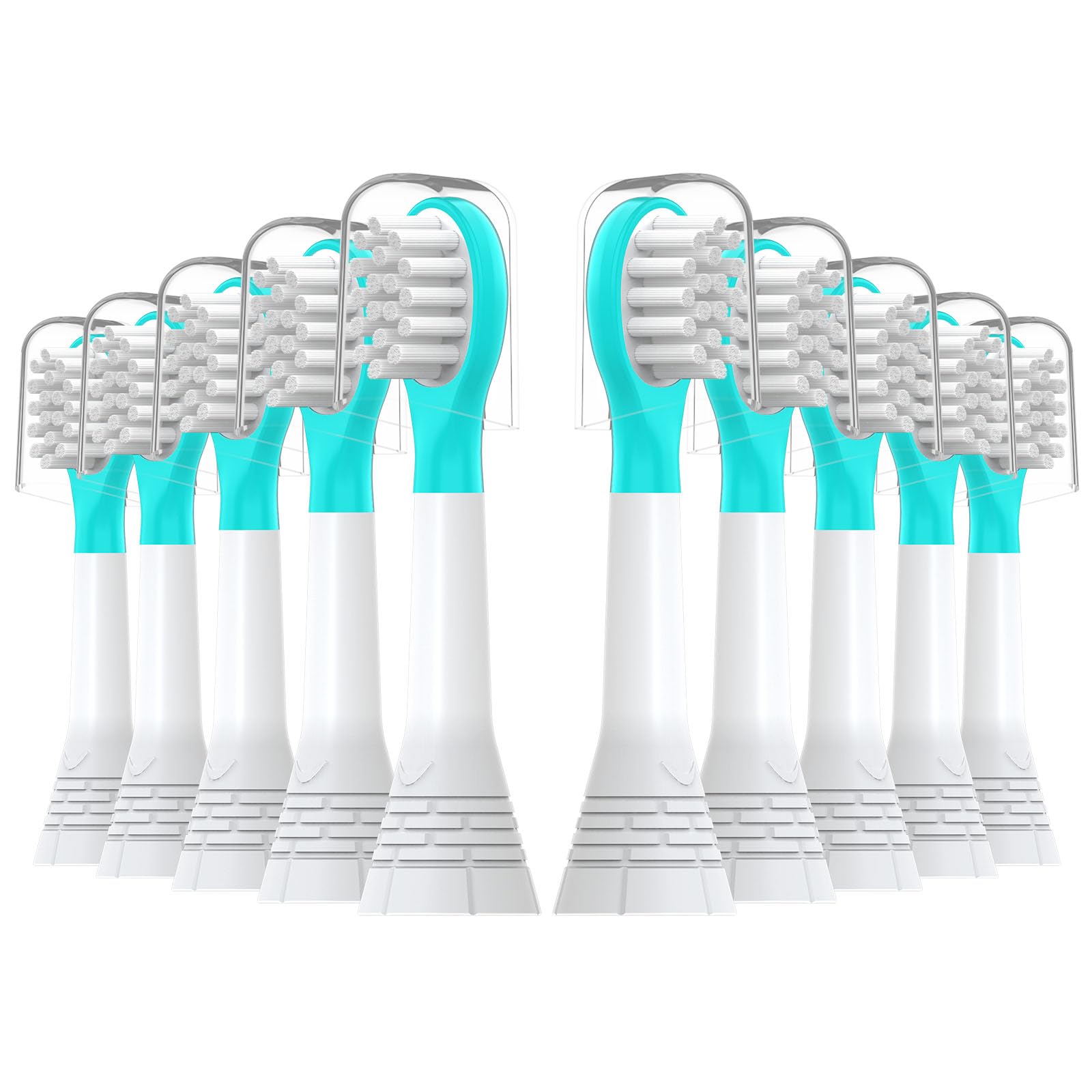 Box of CILGEWH Kids Replacement Toothbrush Heads 10 Pack