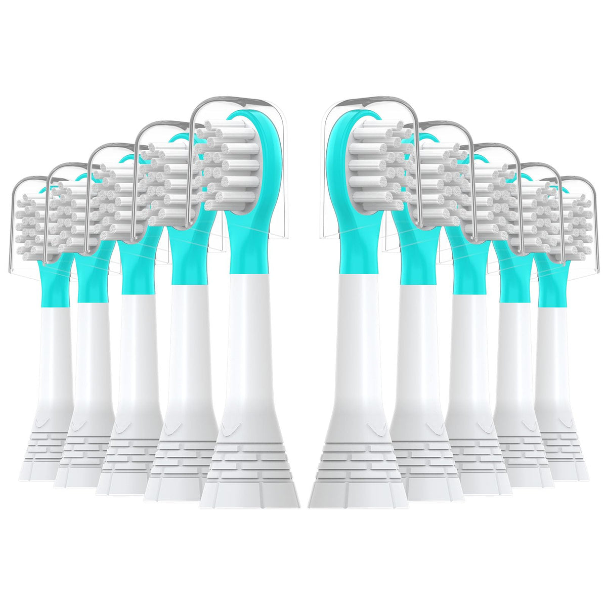 Box of CILGEWH Kids Replacement Toothbrush Heads 10 Pack