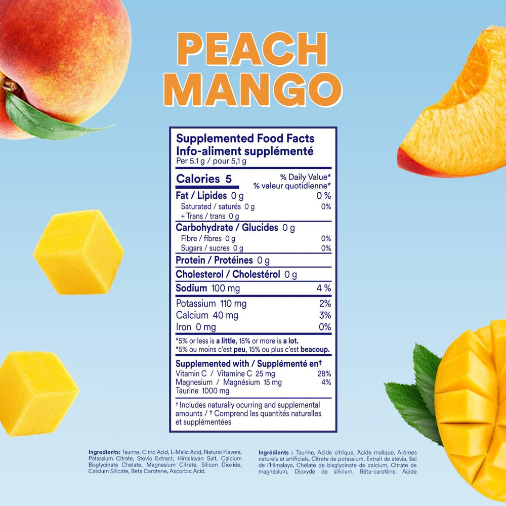 Cira Hydration Peach Mango powder closeup showing fine texture designed for quick mixing
