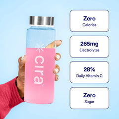 Cira Hydration Watermelon Sugar in glass for post-workout refreshment.