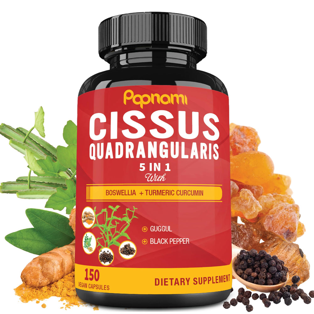 Cissus Quadrangularis capsules with Boswellia, Guggul, Turmeric and Black Pepper
