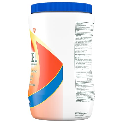 GSK Consumer Healthcare product logo near Citrucel packaging.